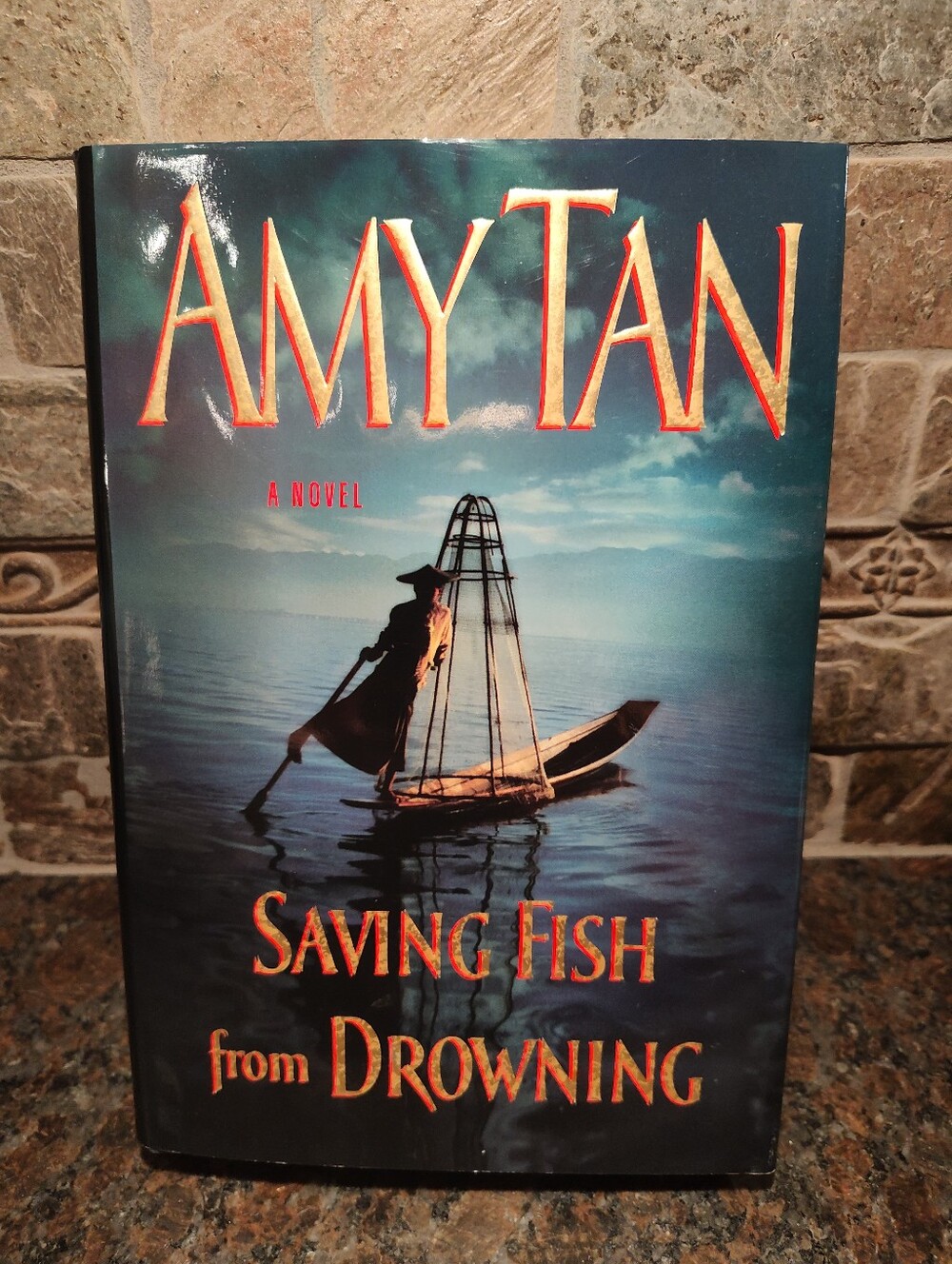 Amy Tan Saving Fish from Drowning - Hardcover Book